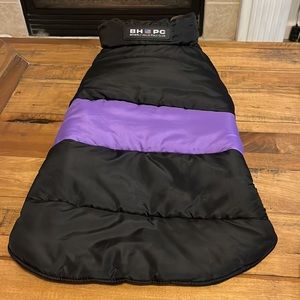 Beverly Hills Polo Club dog coat, size large, fleece lined